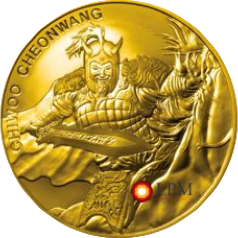 2018 1 Oz South Korea Chiwoo Cheonwang - Chiwoo Cheonwang 2018 Gold (480x480), Png Download