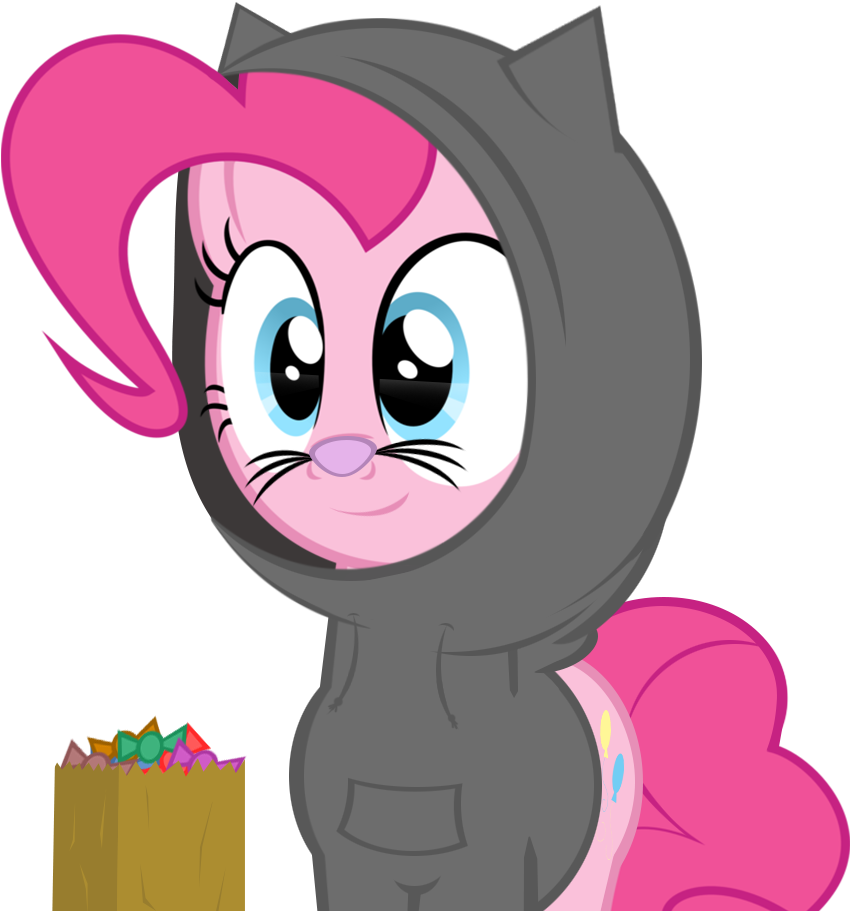 Flare-chaser, Bag, Candy, Cat, Cat Ears, Clothes, Costume, - Cute Halloween Candy Transparent (924x1016), Png Download