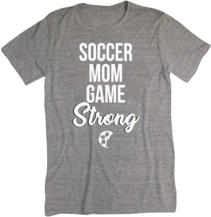 Soccer Mom Game Strong T-shirt - Air Jordan Men's 1 Mid (444x444), Png Download