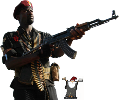 Mercenary With Ak-47 Psd - Lord Of War (400x336), Png Download