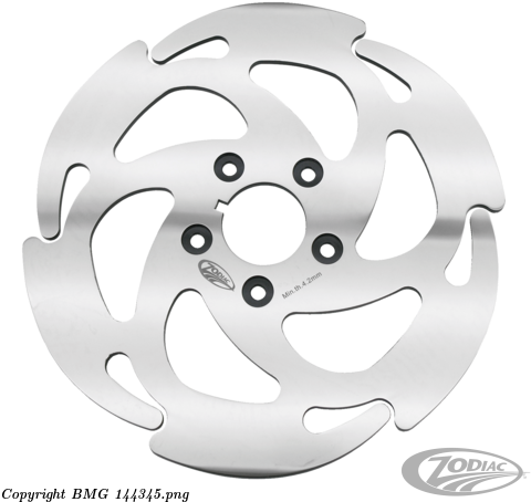 Zodiac`s Wave Disc Brake Rotors - Zodiac Idle Cable Armour Coat 90-95 Standard (496x480), Png Download