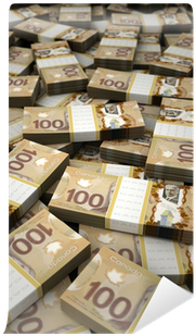 Piles Of Canadian Money (400x400), Png Download