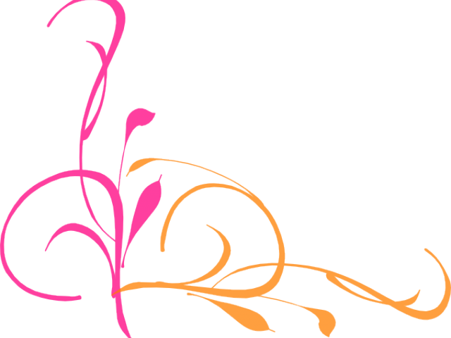 Corner Swirl Free Clip Art (640x480), Png Download