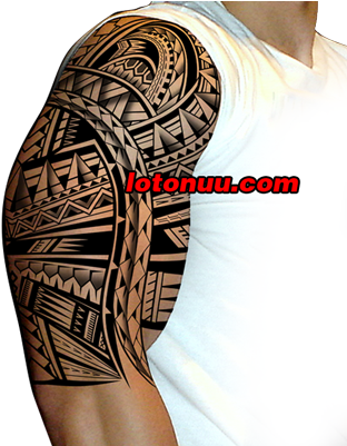 Index Of /images/samoan-tattoos - Sleeve Tattoo Png Transparent (400x400), Png Download