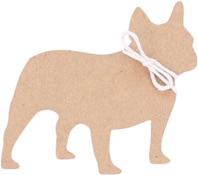 Anouk The Frenchie Gift Tag - Dog's Love Throw Blanket (480x480), Png Download