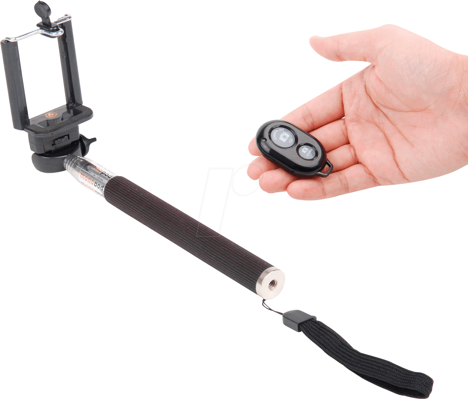 Free Icons Png - Monopod Selfie Stick With Bluetooth (1524x1292), Png Download