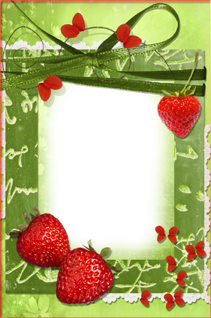 Fresas Jugosas - Picture Frame (297x448), Png Download
