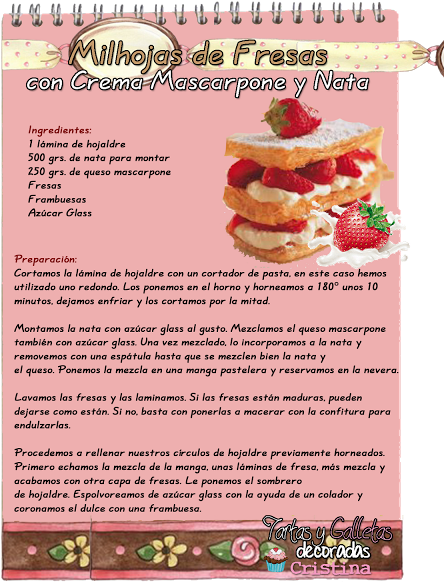 Milhojas Fresas Mascarpone Y Nata - Salmon Burger (476x640), Png Download
