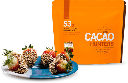 Receta Fresas Cubiertas De Chocolate - Tumaco (542x352), Png Download