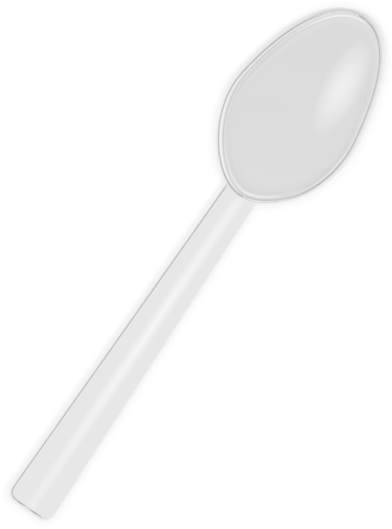 Soup Spoon Png Diner's Requirement By Lpr577 - Plastic Spoon No Background (566x800), Png Download
