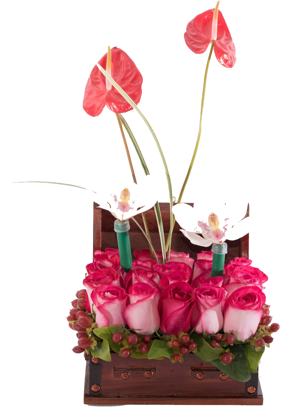 Orq024 Arreglo Floral De Orquídeas - Orchids (1500x1500), Png Download