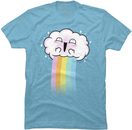 Kawaii Cloud - Memes T Shirt Design (480x480), Png Download
