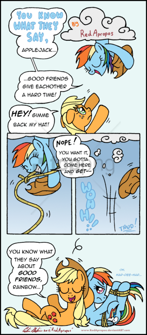 Redapropos, Bondage, Bound Wings, Cloud, Comic, Dialogue, - Mlp Tied Up Rainbow Dash (451x1024), Png Download