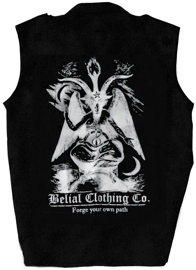 Baphomet Patch Occult Satanic Belial Clothing - Baphomet And Jesus T Shirt (771x1024), Png Download