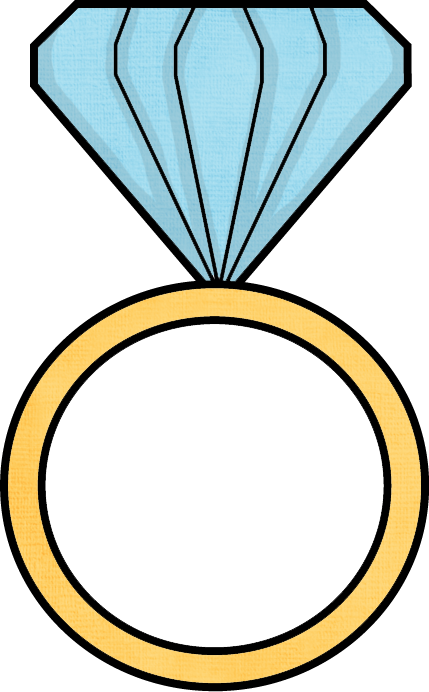 Clipart De Anillos De Compromiso - Ring (429x692), Png Download