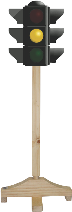 Sign And Wooden Pole - Lines On Traffic Light (689x689), Png Download