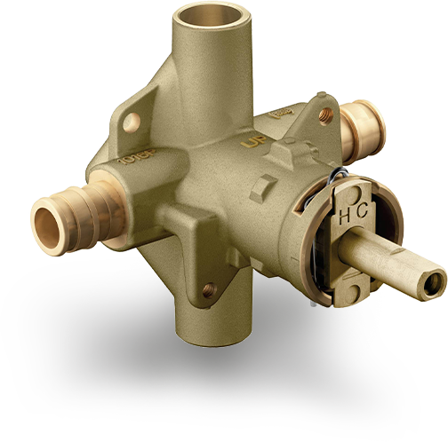 Valves - Moen M-pact Pressure Balancing Valve (504x498), Png Download