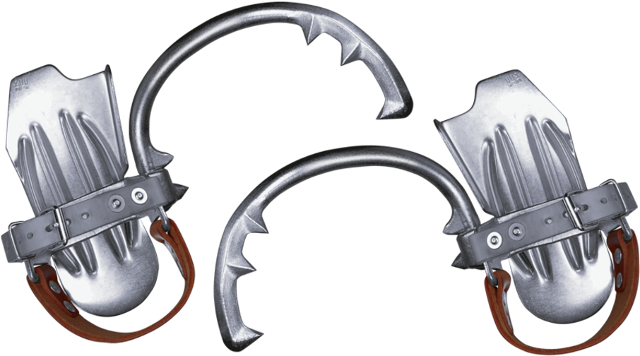 Climbing Irons Din 48 - Climbing Hooks For Wooden Poles (960x548), Png Download