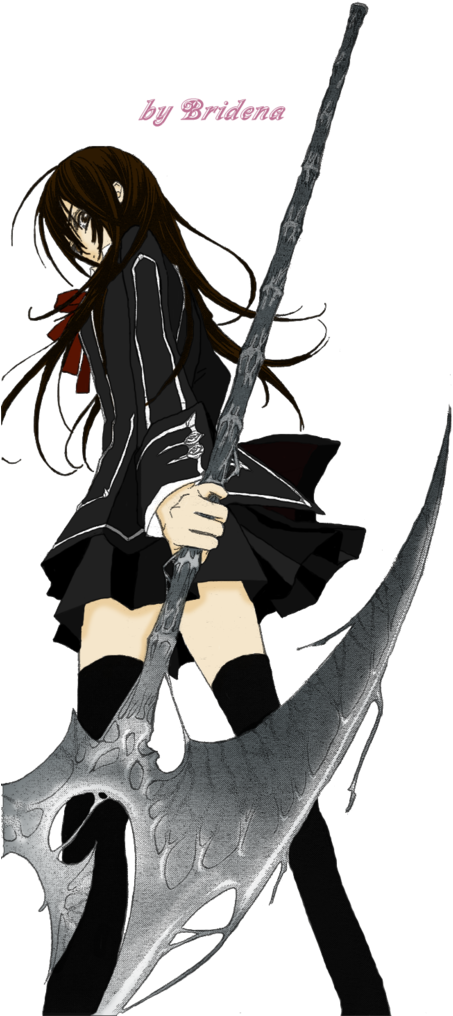 Yuuki Wielding The 'artemis' - Vampire Knight Yuuki Vampire (458x1024), Png Download