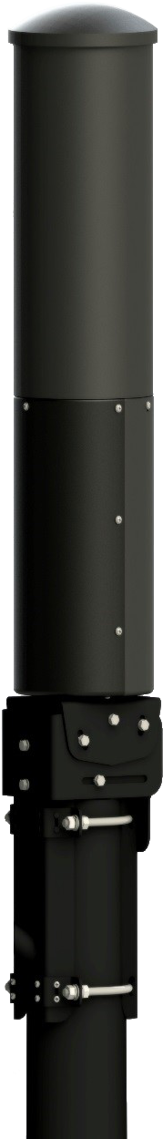 Sabre Industries 180a044 001a Wood And Metal Pole Top - Sabre Smartstack (476x1316), Png Download