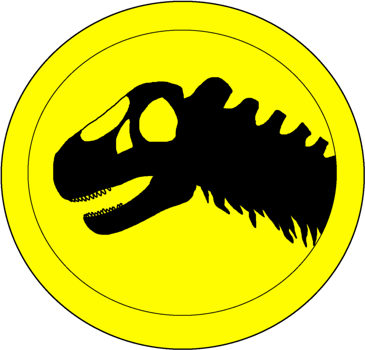 Jurassic Park Cartoon Game Png Logo - Jurassic World Apatosaurus Symbol (900x767), Png Download