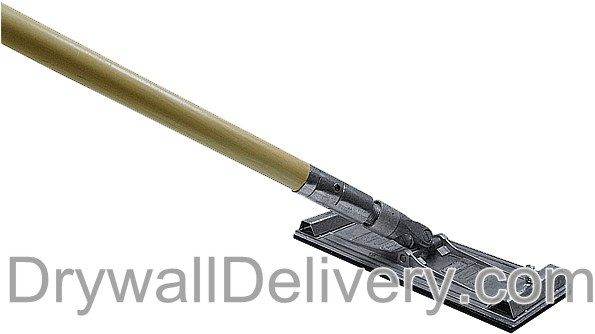 9 3/8 X 3 3/8” Male-end Aluminum Pole Sander - Stud In Drywall Ornament (round) (600x600), Png Download