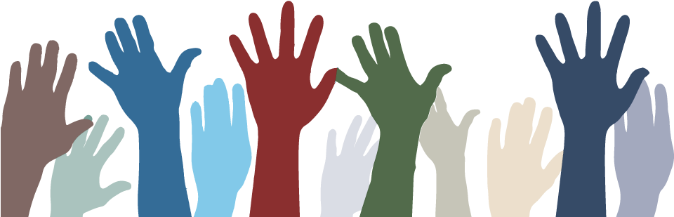 Justinian Society Of Lawyers Endowment Fund Home Png - Raised Hands Transparent (960x315), Png Download