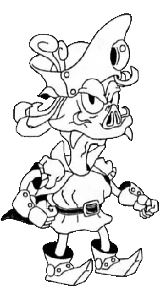 Captain Fleagle - Cartoon (689x986), Png Download