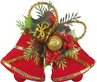 Christmas Bells High Resolution (400x327), Png Download