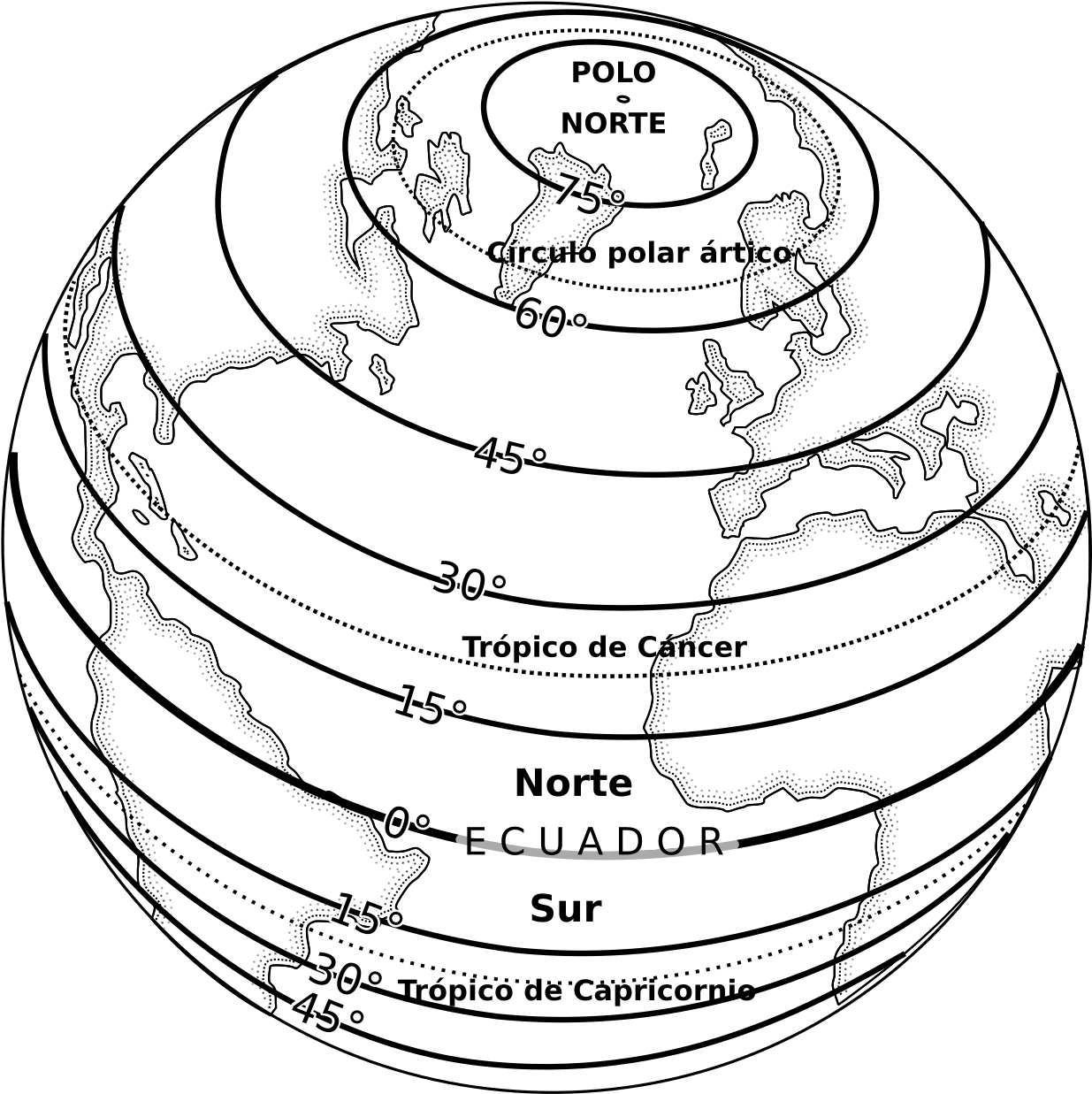 Download Latitude Lines-es - Parallels And Meridians Png PNG Image with ...
