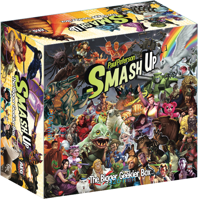 Bigger Geekier Box 3d Box - Smash Up The Bigger Geekier Box (643x647), Png Download