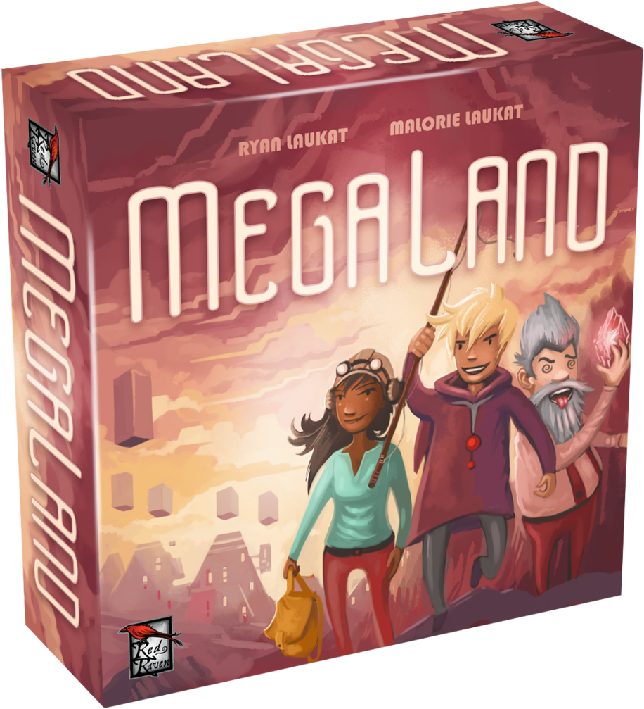 Megaland 3d Box (1000x1034), Png Download
