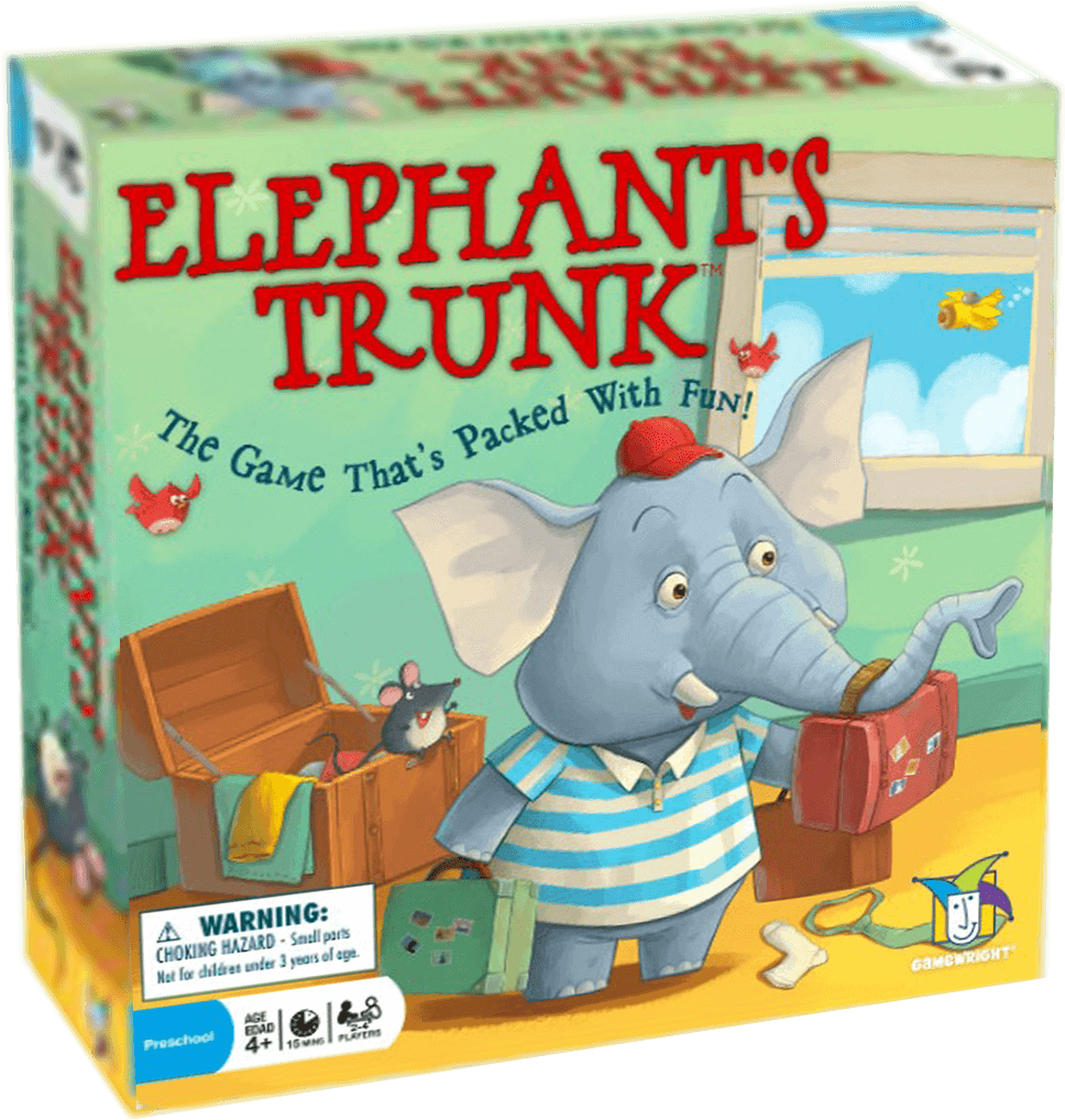 Elephants Trunk Box 3d Box - Elephant's Trunk Board Game (1024x1024), Png Download