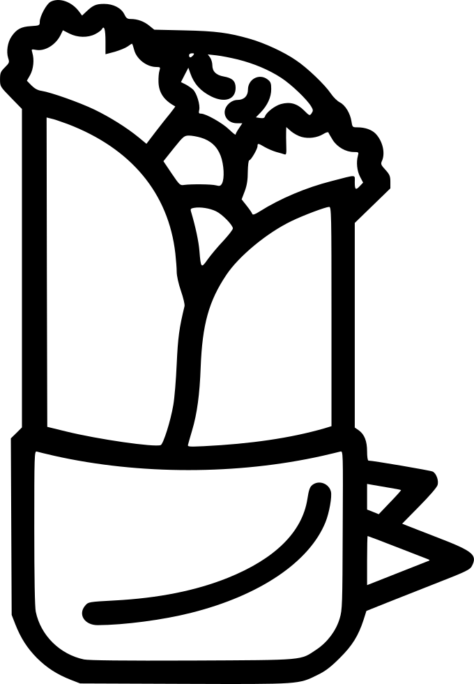 Png File - Shawarma Icon Png (680x980), Png Download