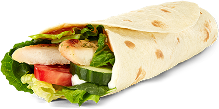 Chicken Shawarma Wrap $9 - Mcdonalds Sweet Chilli Chicken Wrap Grilled (444x320), Png Download