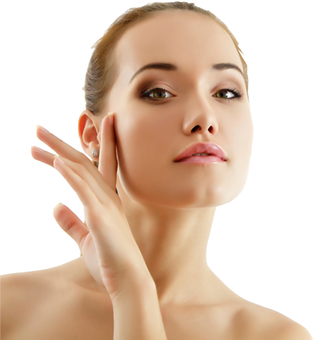 Acne Scar Removal Cream India - Girl With Good Skin (444x482), Png Download