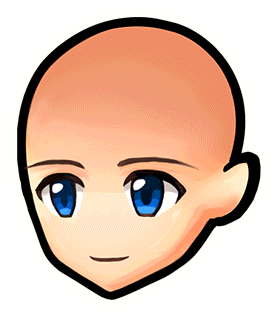 Cosmetic Item-shinji Face 001 Render - Unison League Render Face (380x380), Png Download