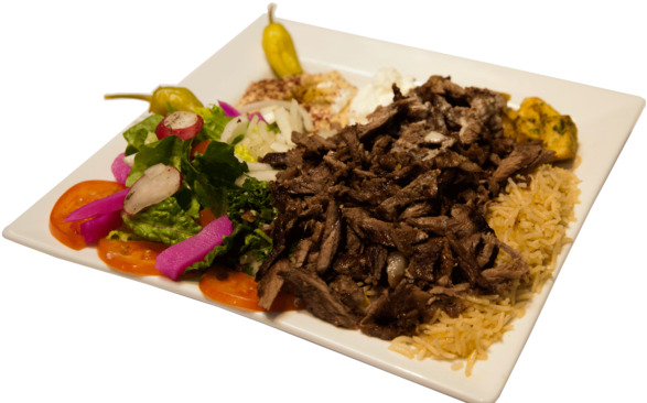 Beef Shawarma Platter - Shawarma (640x427), Png Download