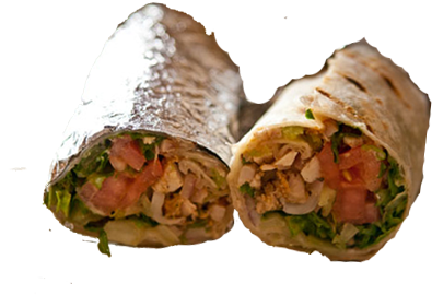 No Body Leaves The Restaurant Without A Happy Tummy, - Chicken Doner Wrap Calories (430x480), Png Download