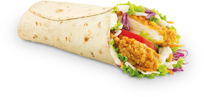 Spicy Chicken Mcwrap® - Breakfast Burrito (720x720), Png Download