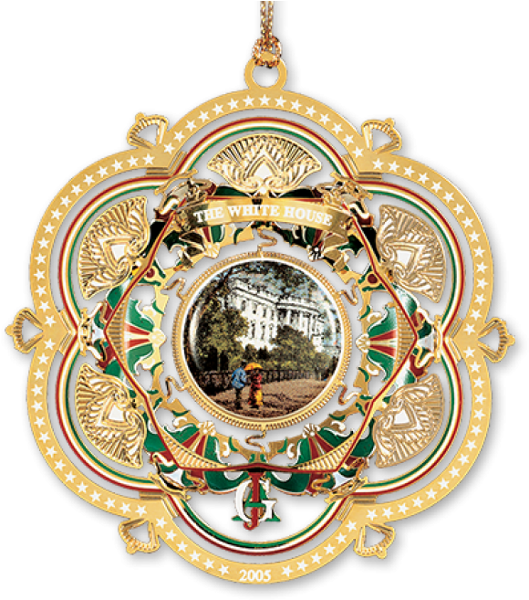 More Views - 2005 White House Christmas Ornament (700x700), Png Download