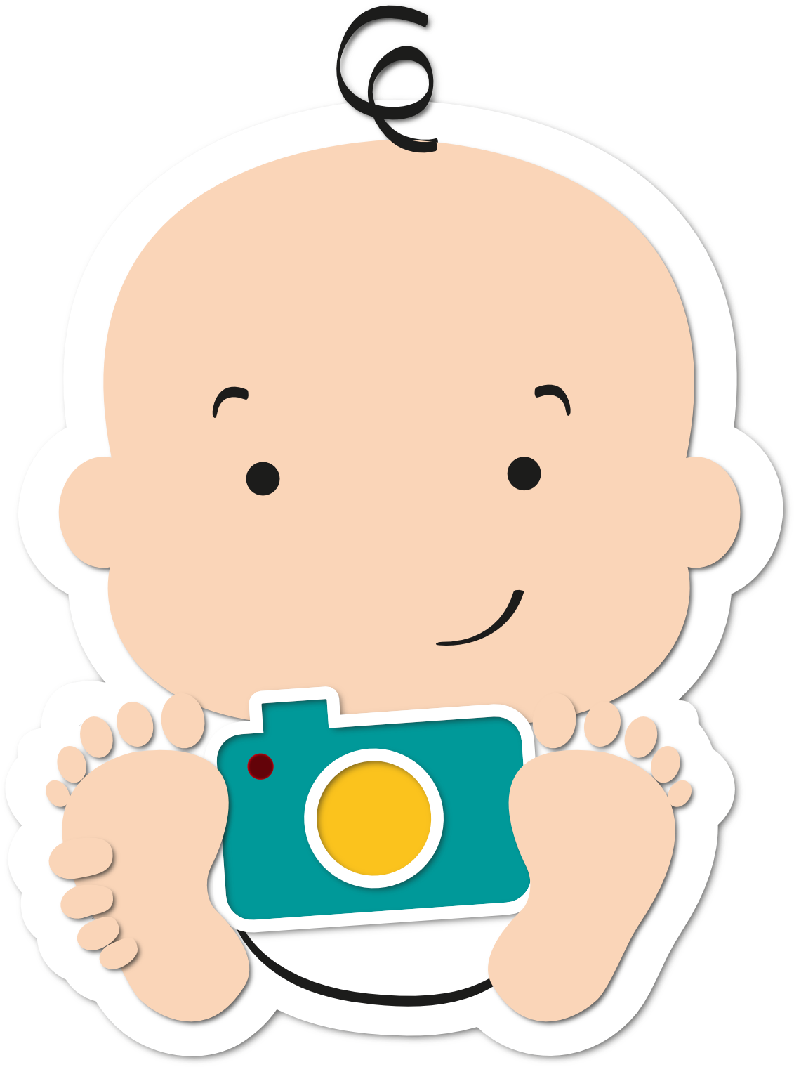 Dibujos De Bebes Png Adornos (1249x1617), Png Download