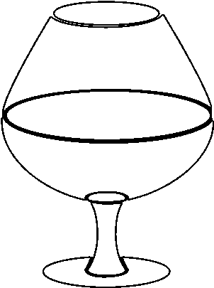Dibujo De Copa De Vino Para Colorear - Wine (600x470), Png Download