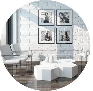 Wooden And Stone Flooring Specialists - White Stone Interior Wall (368x358), Png Download