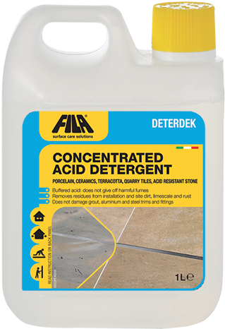 Cleaning Products - Fila Deterdek Acid Floor Cleaner 1l (500x500), Png Download