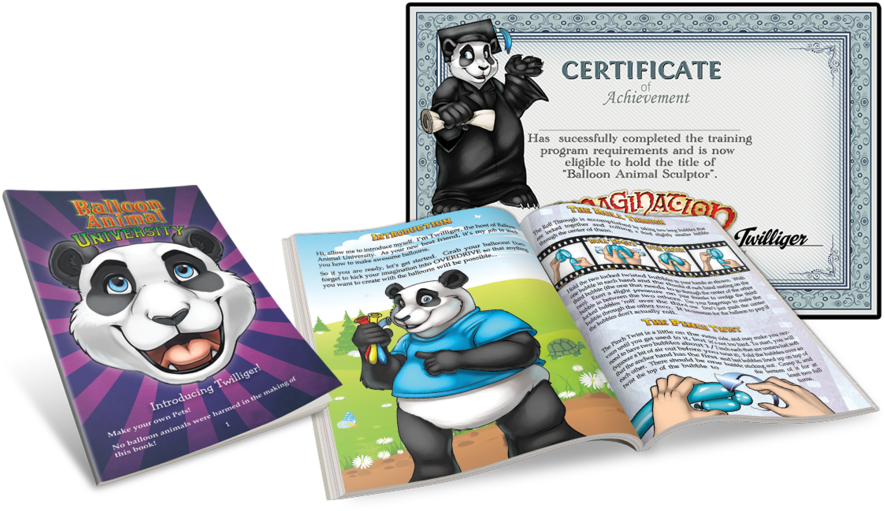 Books - Balloon Animal University Supersized Kit With Qualatex (1000x609), Png Download
