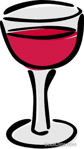Copa De Vino Libres De Derechos Ilustraciones De Vectores - Wine Glass (271x480), Png Download