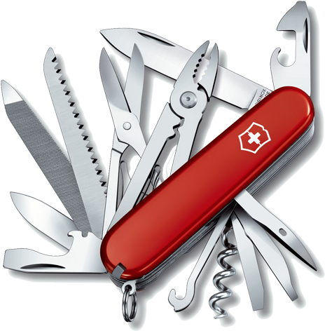 Victorinox Handyman Swiss Army Knife - Victorinox 1377300 Army Knife Handyman Red (500x500), Png Download