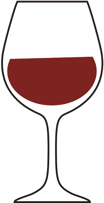 Vino Bastante Envejecido Pero Bien Cuidado Y Con La - Half Full Wine Glass (400x682), Png Download