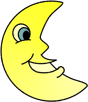 Moon Clip Art Moon Clip Art 6 Png G8pns3 Clipart - Kids Moon (450x450), Png Download